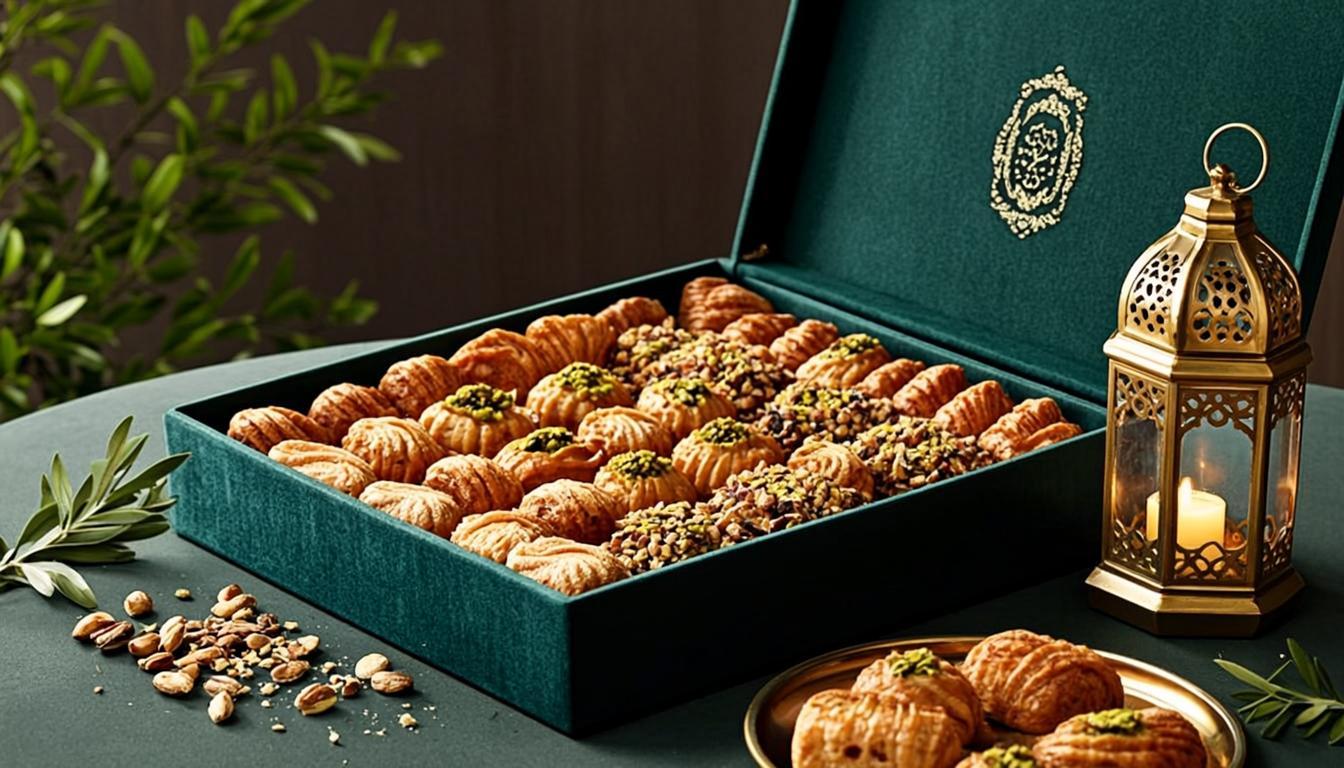 Coffret de pâtisseries algériennes traditionnelles